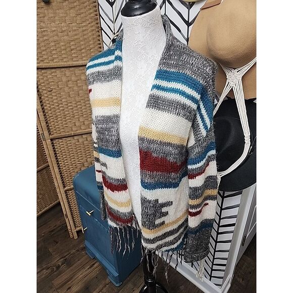 Jack Dakota Fridge Huddy Aztec Cardigan Medium Warm Western Vibe - Picture 2 of 7